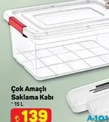 ÇOK AMAÇLI SAKLAMA KABI 15 L
